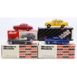 Western Models: A collection of three boxed Western Models, to comprise: 1958 Plymouth Belvedere (
