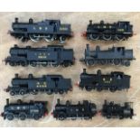 Railway: collection of 00 gauge kit built locomotives including LMS 2-4-2 10953, 0-6-0 27309, 0-6-