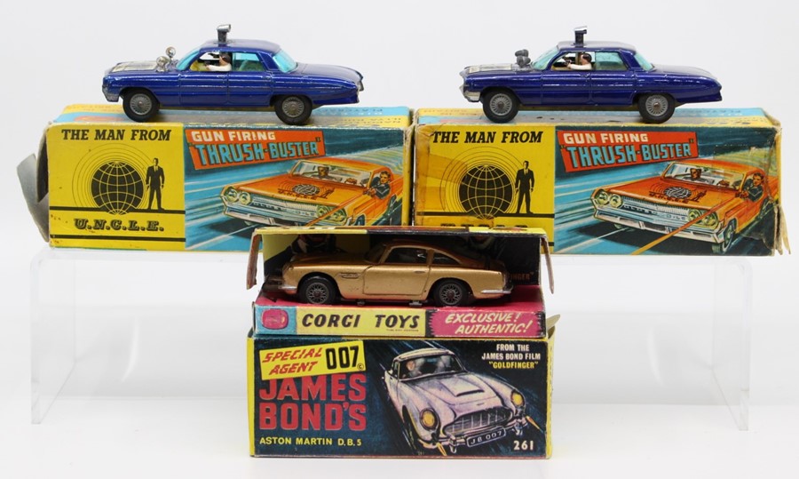 Corgi: A boxed Corgi Toys, The Man from U.N.C.L.E., Gun-Firing Thrush Buster, 497, paint chips,