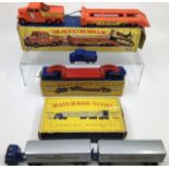 Matchbox: A boxed Matchbox King Size K-8 Prime Mover (no Tractor), together with Major Pack M-6