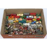 Matchbox: A collection of assorted Matchbox, playworn diecast to include: Ford Zodiac Convertible;