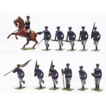Britains: A collection of assorted Britains, American Display figures, twelve total, early 20th