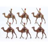 Britains: A collection of unboxed Britains figures, Bikanir Camel Corps, No. 123, six figures, one