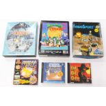 Video Games: A collection of assorted boxed Commodore Amiga games to include: Chase HQ, RoboSport,