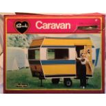 Sindy: A Sindy Caravan, 1970’s,  complete and boxed. No damage to caravan, box has some wear.