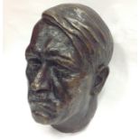 WW2 Third Reich Bronze Bust of Hitler by Helene Von Beckerath. One of only three cast by the artist.