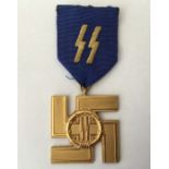 WW2 Third Reich SS-Dienstauszeichnung 1.Stufe (25 Jahre) - SS Long Service Award 1st Class (25