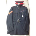 British Army Lincolnshire Regiment Corporals No1 Dress Uniform jacket, trousers and dress uniform