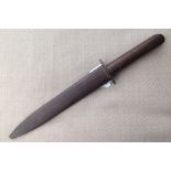 WW1 Austro - Hungarian M1917 Dolchmesser fighting knife. Single edged 215mm long blade. No makers