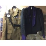 British Army Royal Army Chaplains Department Major's Service Dress Jacket with all buttons and medal