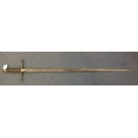 Victorian Scottish Highland Light Infantry Warrant Officers Sword with 820mm long double edged,