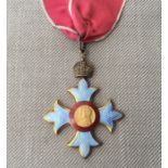 British Commander of the Most Excellent Order of the British Empire Neck badge. Complete with