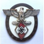WW2 Third Reich Ehrenzeichen der Reichsjugendführung der HJ für verdiente Ausländer.  Hitler Youth