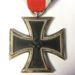 WW2 Third Reich Eisernes Kreuz 2. Klasse 1939. Iron Cross 2nd class 1939. Complete with ribbon. "