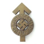 WW2 Third Reich Hitler Jugend Leistungsabzeichen Hitler Youth Proficiency badge. B series badge.