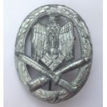 WW2 Third Reich Allgemeines Sturmabzeichen - General Assault Badge. Personalized die stamped