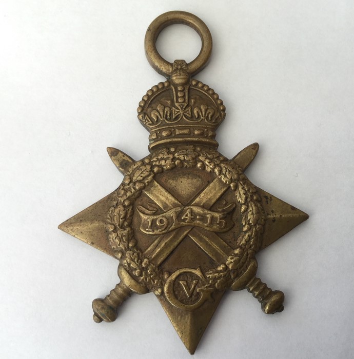 WW1 British 1914-15 Star to J 16891 B Robbins, AB RN. No ribbon.