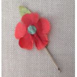 WW2 British Austerity issue Haig Fund Poppy. Due to wartime raw materials restrictions even Poppy