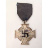 WW2 Third Reich Treue Dienst Ehrenzeichen, 25 Jahre - Faithful Service Award, 25 years. Complete