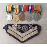 WW1/WW2 British RAF Medal Group comprising of WW1 British War Medal and Victory Medal to 224031