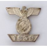 WW2 Third Reich Wiederholungsspange 1939 zum Eisernen Kreuz 2. Klasse 1914. 1939 Bar to the Iron