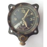 WW2 Third Reich Luftwaffe Borduhr Cockpit Clock. Marked Fl 23885. Non runner. Original finish.