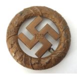 WW2 Third Reich Gau München Erinnerungsabzeichen der 9 November 1923. Gau Munchen badge 1933.