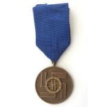 WW2 Third Reich SS-Dienstauszeichnung 3.Stufe (8 Jahre) - SS Long Service Award 3rd Class (8 Years).