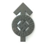 WW2 Third Reich Hitler Jugend Leistungsabzeichen Hitler Youth Proficiency badge. Maker marked RZM