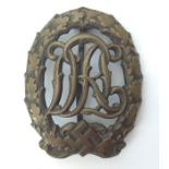 WW2 Third Reich Deutscher Reichsbund für Leibesübungen Sportabzeichen. DRL Sports badge in Bronze.