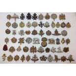 WW1/WW2 British cap badges. Over 50 in total to include RAMC, ATS,  RTR, RAF, 17th/21st Lancers,