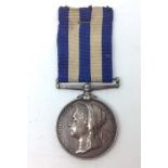 British Egypt Medal 1882 medal to  A. Webb.Cap:Hold HMS "Carysfort" complete with original ribbon.