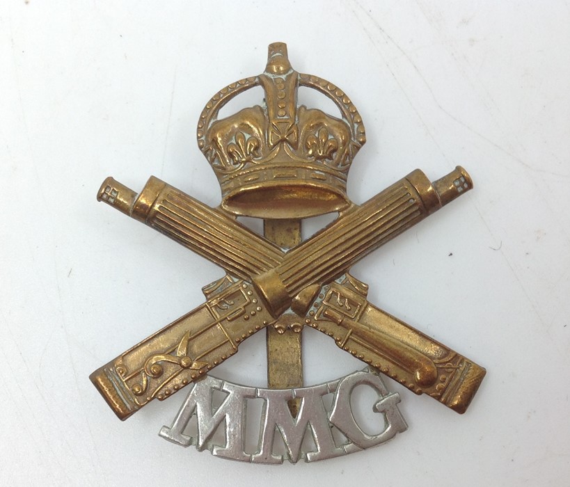 WW1 British Motor Machine Gun Corps (formed Tank Corps in 1917) Rare Bi-metallic Other Ranks'