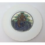 WW1 Imperial German Plate Weihnachten 1917. 200mm in diameter. Maker marked KMO 145 50/74.