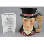 A Royal Doulton Character jug of George Stephenson (D 7093 complete with original certificate #