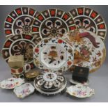A group of twentieth century Royal Crown Derby wares, c. 1960-90. To include various patterns