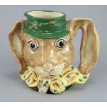 A Royal Doulton Character jug of the March Hare (D6776). No markings, possible prototype or similar.