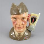 A Royal Doulton Character jug of General Eisenhower (D 6937 Limited to 1,000). 17 cm tall. (1)