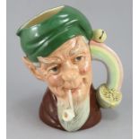 A Royal Doulton Character jug of the Leprechaun, site of the green (D 6847). 19 cm tall. (1)