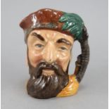 A small Royal Doulton Character jug of Robinson Crusoe (D 6539, small prototype colourway). 9.5 cm