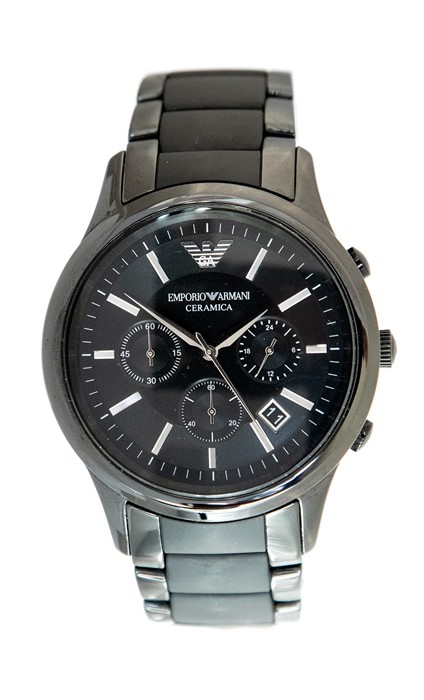 Emporio Armani, a Ceramica gents wristwatch, 4cm c