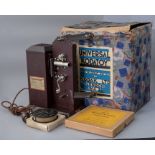 A boxed 1930's Universal Kodatoy projector, with a