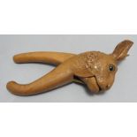 A nineteenth century Black Forest carved novelty n