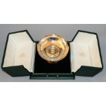 A Garrard silver gilt commemorative bonbon tazza,