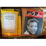 Pop Weekly, No. 1 [1962], concert ticket stubs and newspaper clippings relating to Cliff Richard (