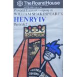 Clifford Richards (20th Century), Roundhouse London theatre poster, 1973, William Shakespeare's