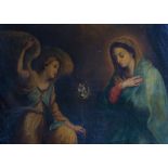 After Guido Reni, late 18th Century, The Annunciation, oil on canvas, 182 by 148cm, unframed