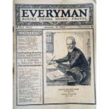 Everyman, weekly literary magazine, unbroken run for the whole of 1929 (from No.1, Vol.1), 48