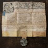 Two 18th-century recovery documents: 1730, Latin, between Thomas Curtis and John Rowley of Newton