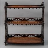 A 19th Century set of miniature mahogany bowfront